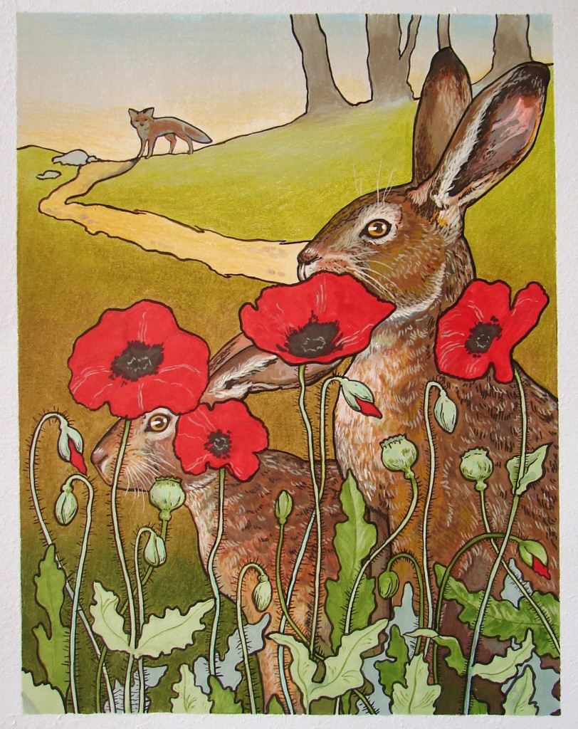 the fox and the hares