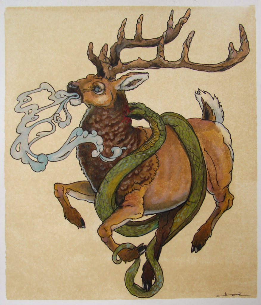 stag and serpent
